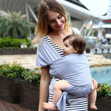Load image into Gallery viewer, EGMAO Comfortable Fashion Infant Sling Soft Natural Wrap Baby Carrier Backpack 0-3 Yrs Breathable Cotton Hipseat Nursing Cover