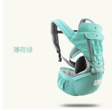 Load image into Gallery viewer, AIEBAO Breathable Ergonomic Baby Carrier Backpack Portable Infant Baby Carrier Kangaroo Hipseat Heaps Baby Sling Carrier Wrap
