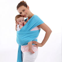Load image into Gallery viewer, EGMAO Comfortable Fashion Infant Sling Soft Natural Wrap Baby Carrier Backpack 0-3 Yrs Breathable Cotton Hipseat Nursing Cover
