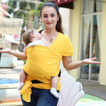 Load image into Gallery viewer, EGMAO Comfortable Fashion Infant Sling Soft Natural Wrap Baby Carrier Backpack 0-3 Yrs Breathable Cotton Hipseat Nursing Cover
