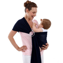 Load image into Gallery viewer, Baby Carrier Sling For Newborns Soft Infant Wrap Breathable Wrap Hipseat Breastfeed Birth Comfortable Nursing Cover Dark Grey

