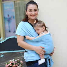 Load image into Gallery viewer, Baby Carrier Sling For Newborns Soft Infant Wrap Breathable Wrap Hipseat Breastfeed Birth Comfortable Nursing Cover Dark Grey
