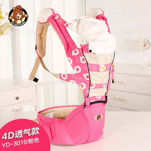 AIEBAO Breathable Ergonomic Baby Carrier Backpack Portable Infant Baby Carrier Kangaroo Hipseat Heaps Baby Sling Carrier Wrap
