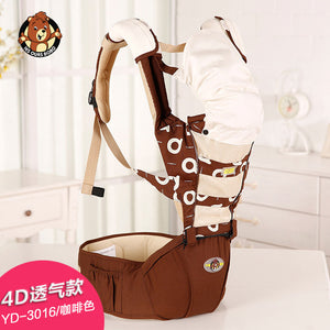 AIEBAO Breathable Ergonomic Baby Carrier Backpack Portable Infant Baby Carrier Kangaroo Hipseat Heaps Baby Sling Carrier Wrap